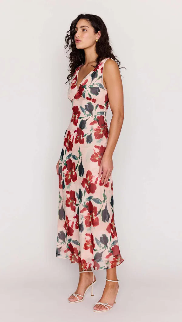 Mink Pink Arabella Bias Midi Dress
