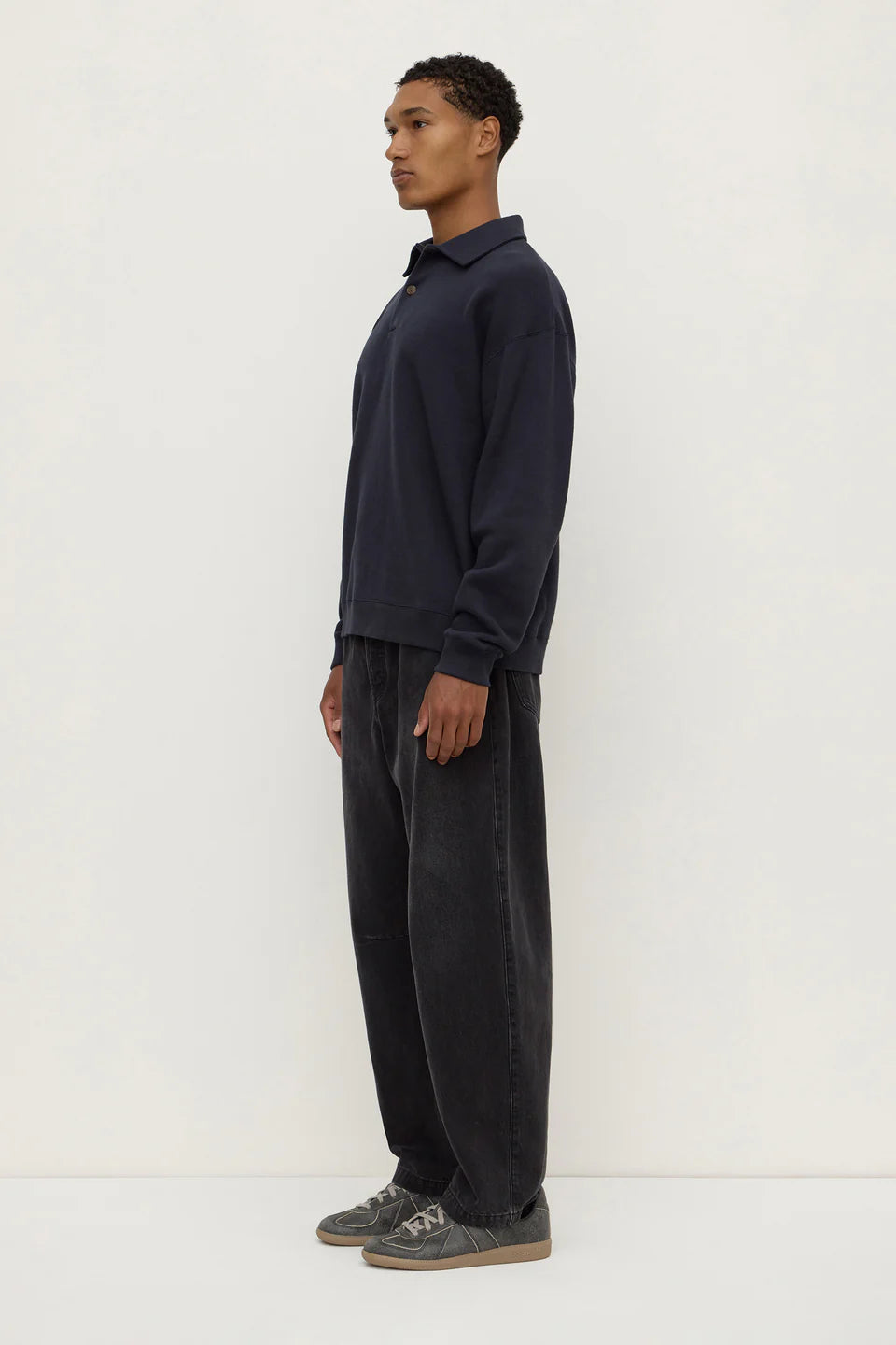 Assembly Newport Fleece Polo True Navy