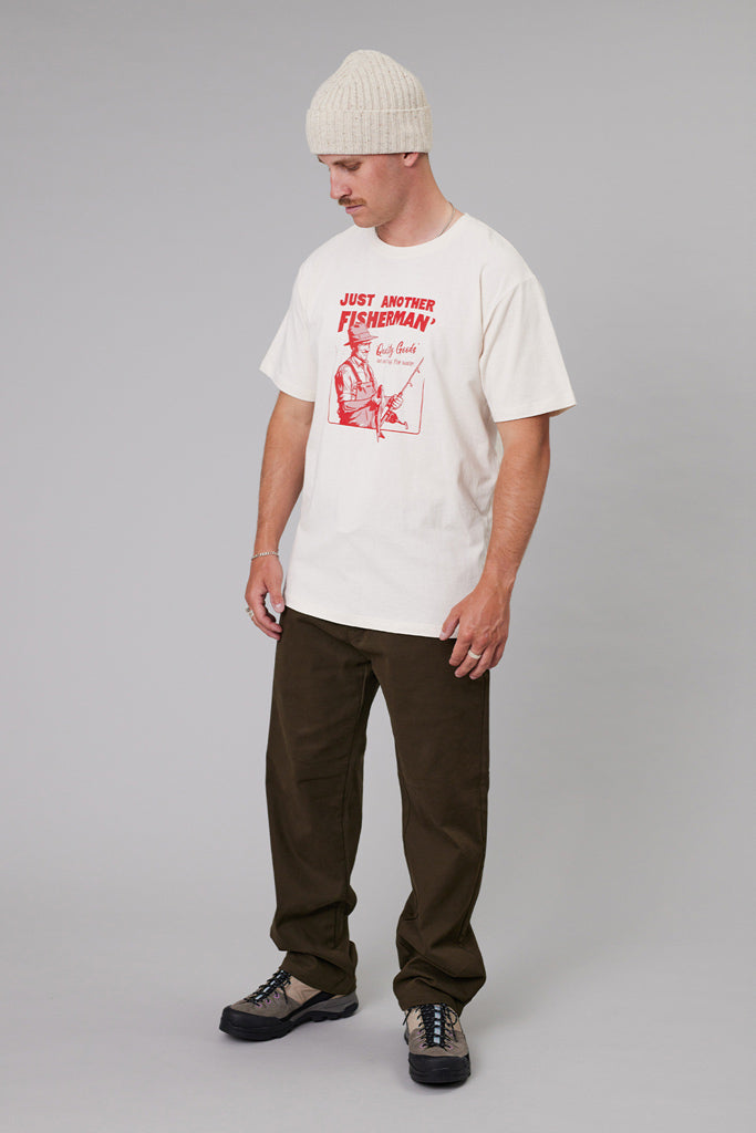 Just Another Fisherman Quality Goods Sea Tee Antique White