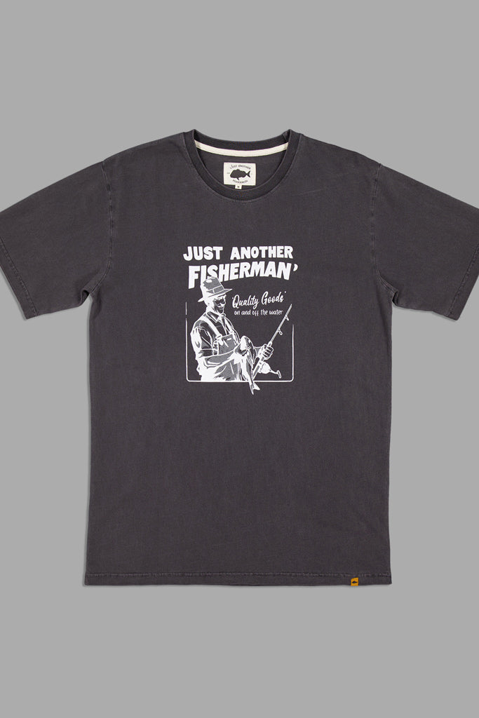 Just Another Fisherman Quality Goods Sea Tee Aged Black