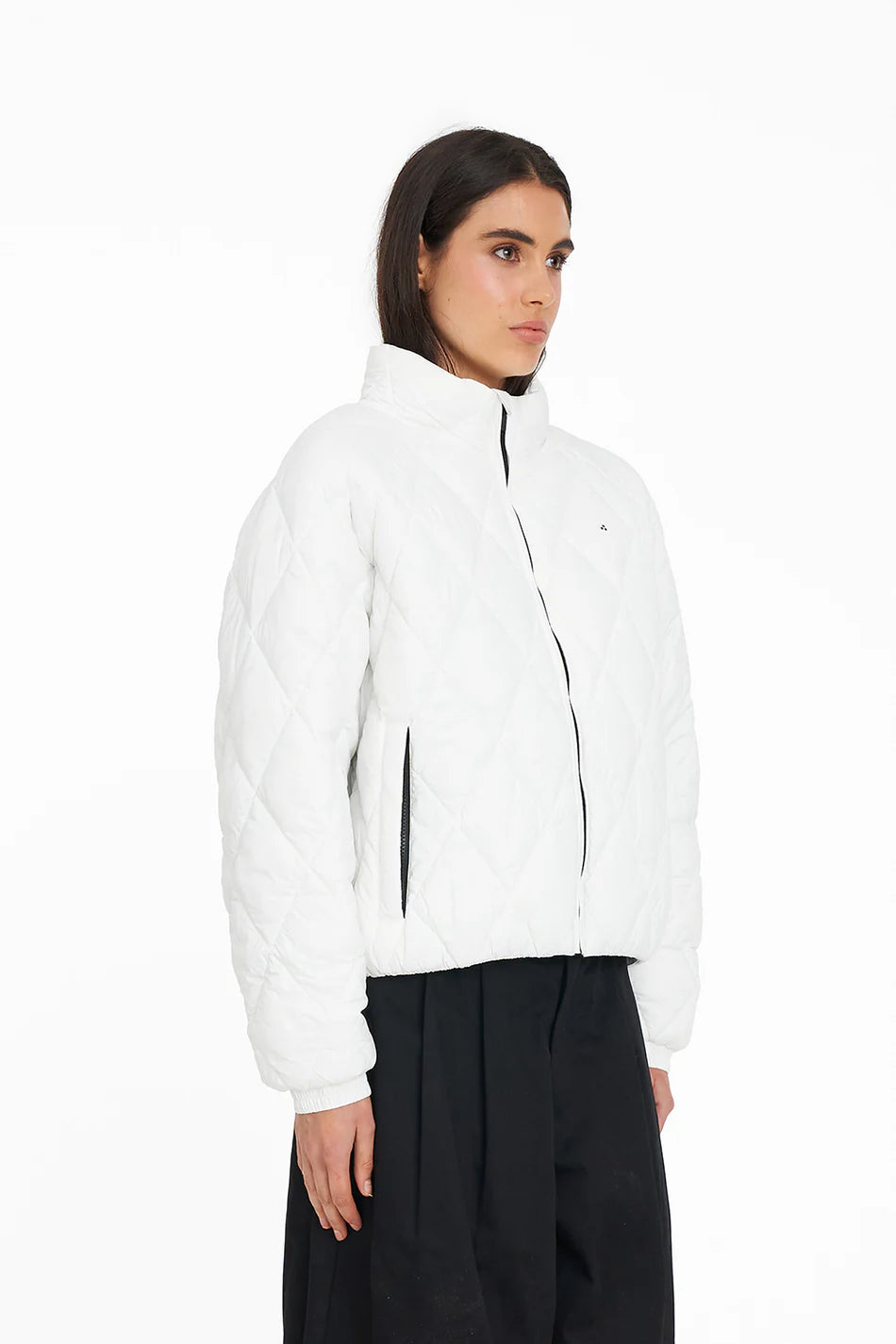 Huffer Quilted Loft Jacket White