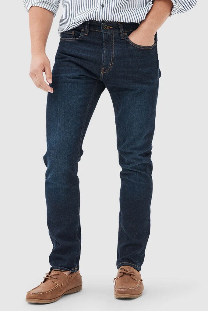 Rodd & Gunn Sutton Straight Italian Denim · Dark Blue