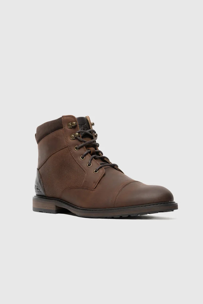 Rodd & Gunn Durham Military Boot · Redwood