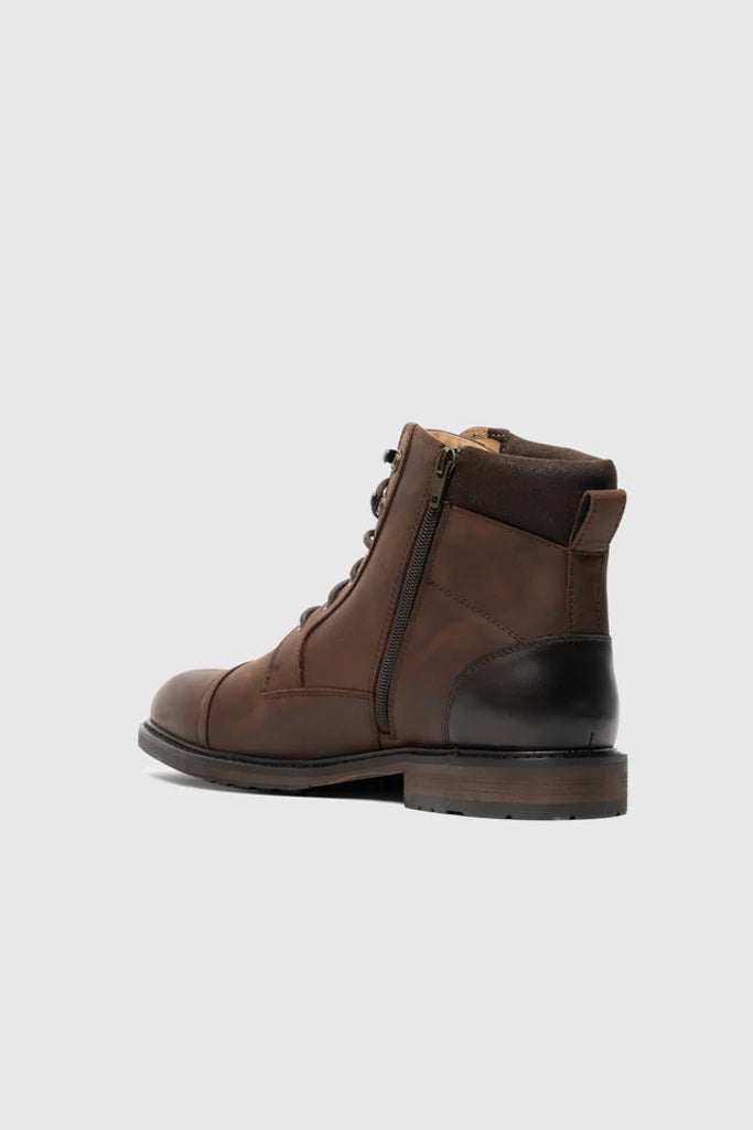 Rodd & Gunn Durham Military Boot · Redwood