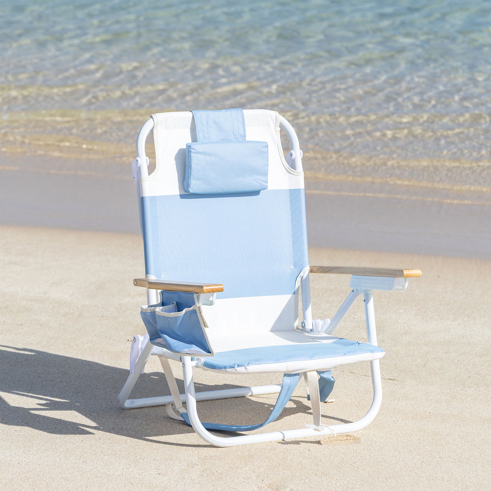 Sunnylife Deluxe Beach Chair La Mer Med Blue Block