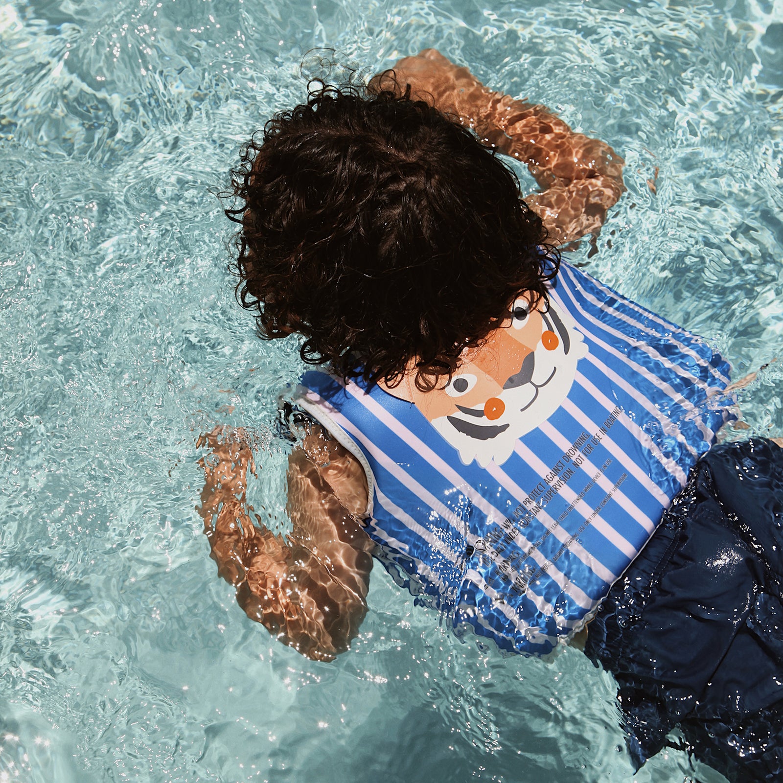 Sunnylife Kids Swim Vest Tino the Tiger Blue