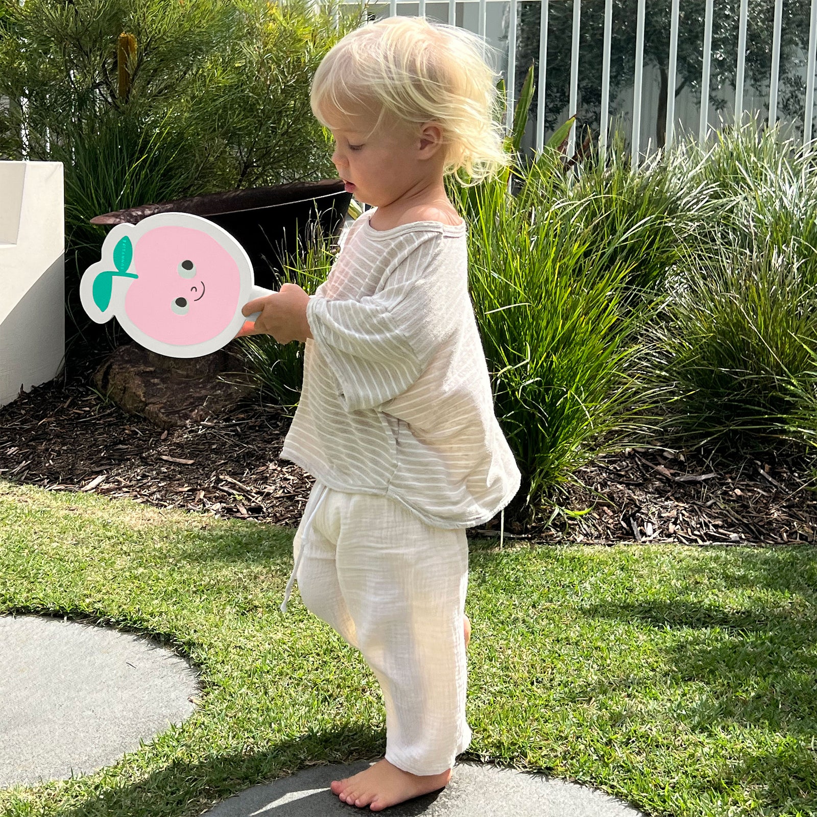Sunnylife Kids Velcro Beach Bats Poppy the Peach Multi