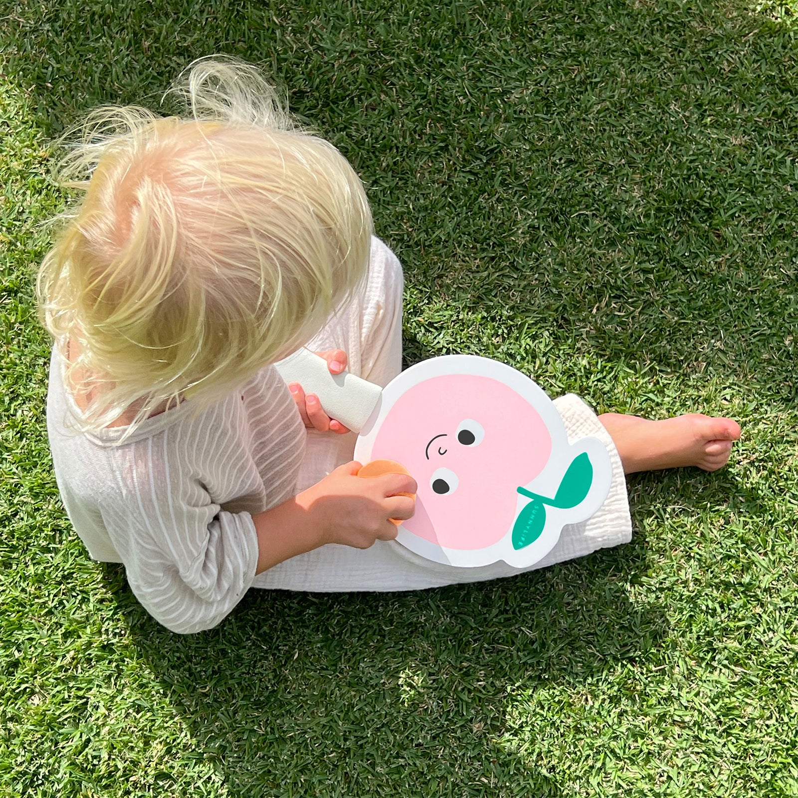 Sunnylife Kids Velcro Beach Bats Poppy the Peach Multi
