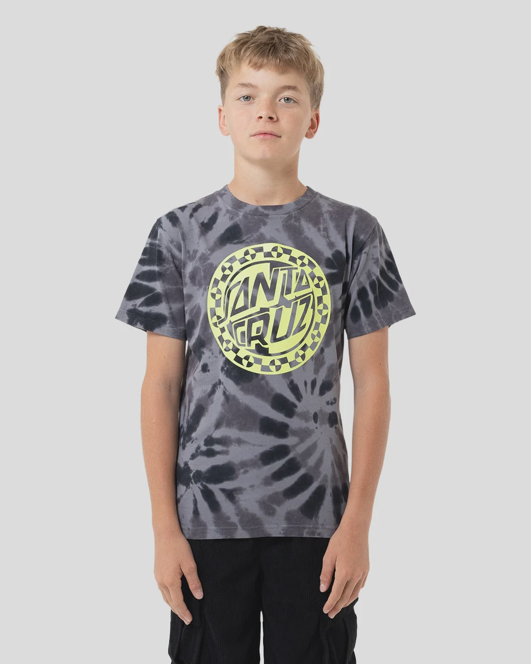 Santa Cruz Youth Malba Crash Dot Mono Front Tee