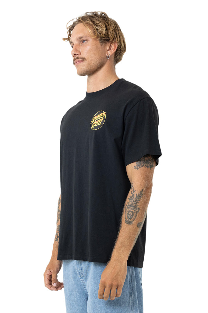 Santa Cruz Kendall Wolf Dot Tee Off Black