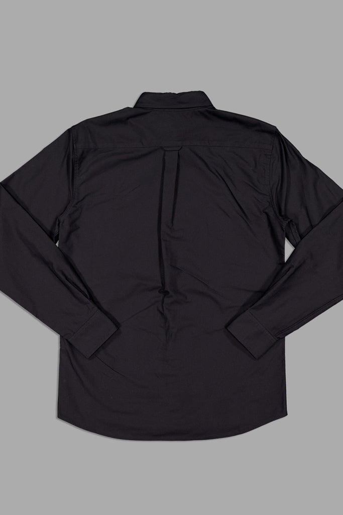 Just Another Fisherman Stamp Work Shirt Black