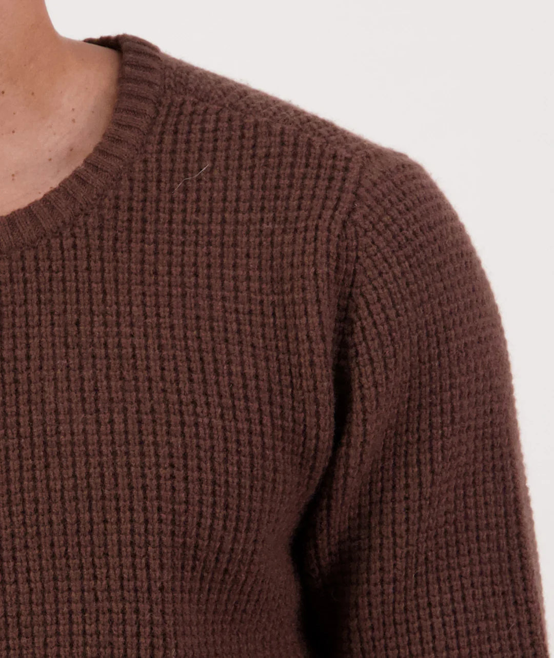 Swanndri Fistral Waffle Knit Espresso