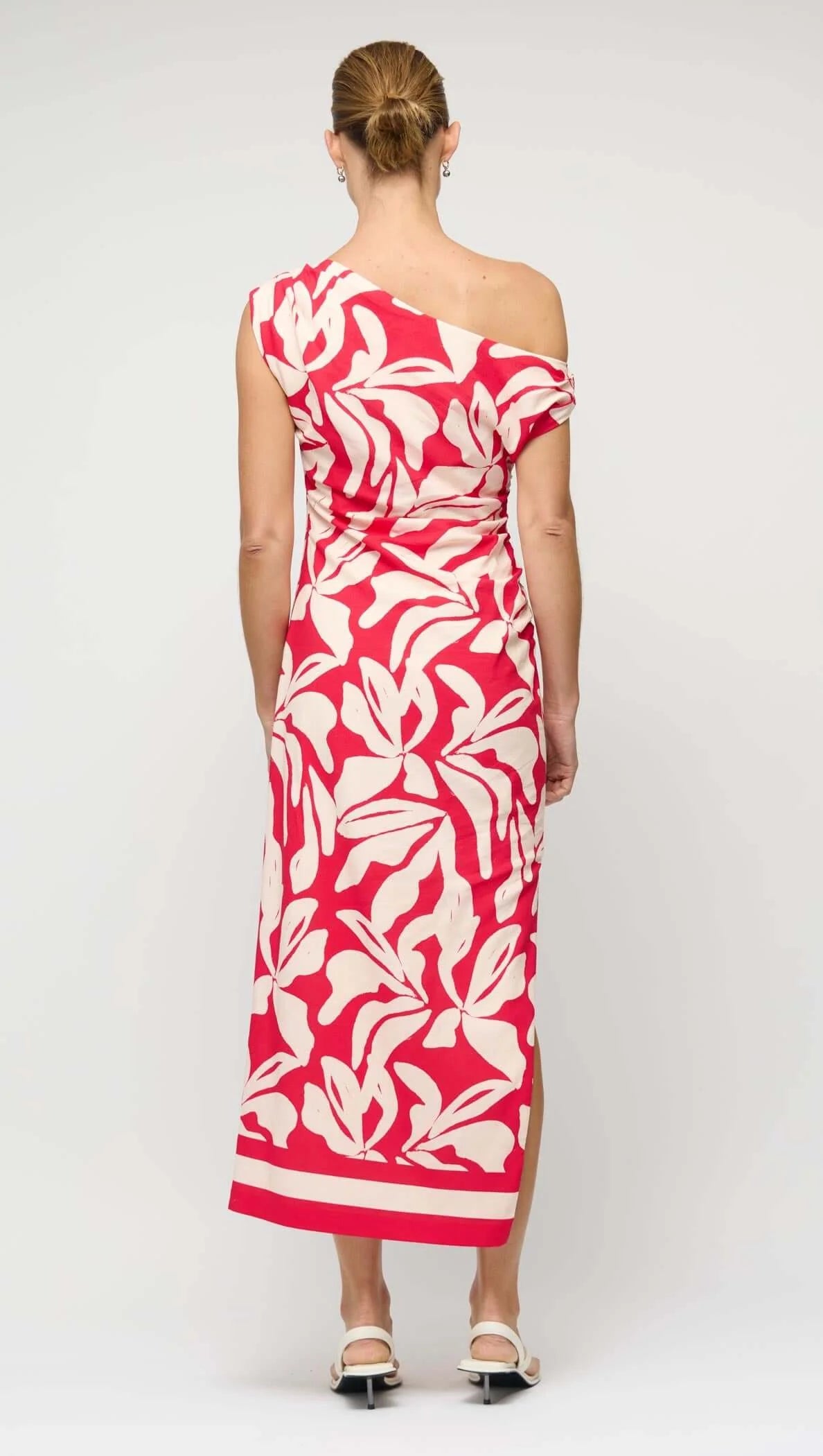 Staple The Label Serata Asym Midi Dress