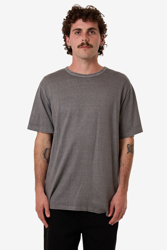 Thrills Hemp Thrills Embro Contrast Stitch Merch Fit Tee Grey Ash