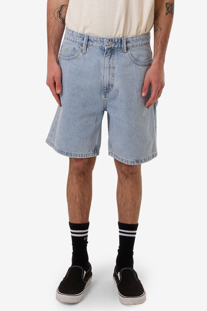 Thrills Slacker Denim Short Ageless Blue
