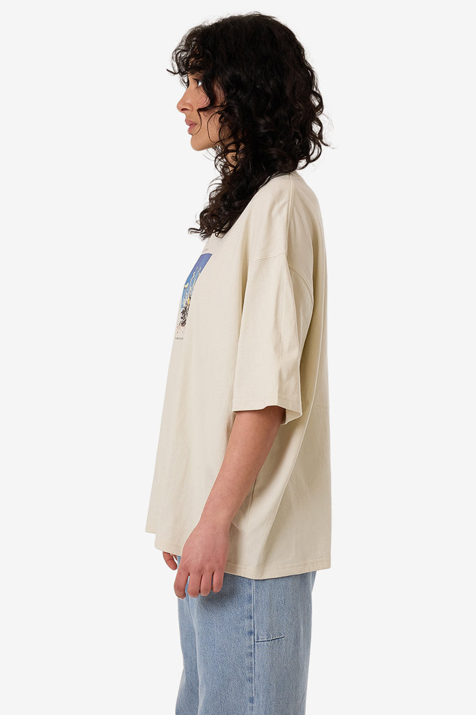 Thrills Cyclicle Beginnings Oversized Tee Heritage White