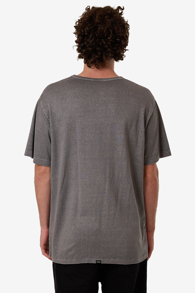 Thrills Hemp Thrills Embro Contrast Stitch Merch Fit Tee Grey Ash