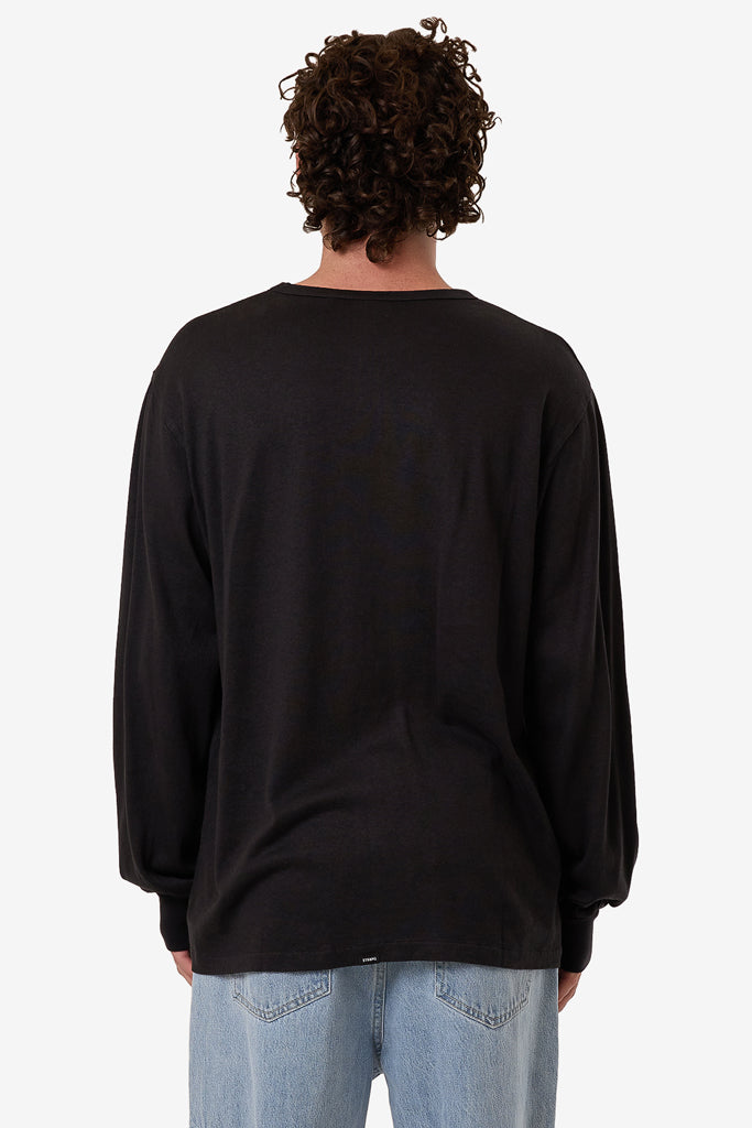 Thrills Hemp Thrills Embro Merch Fit Long Sleeve Tee Black