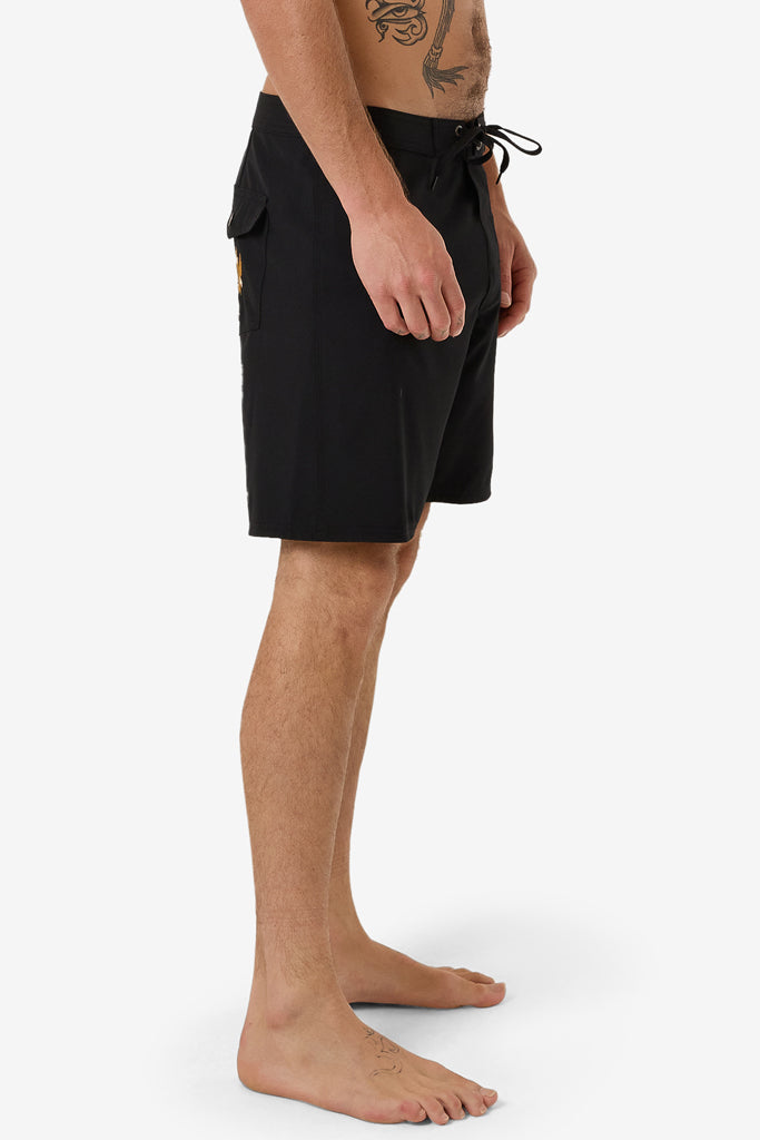 Thrills Never Stop Boardshort Black