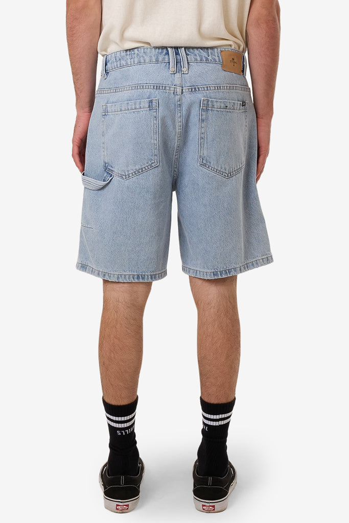 Thrills Slacker Denim Short Ageless Blue