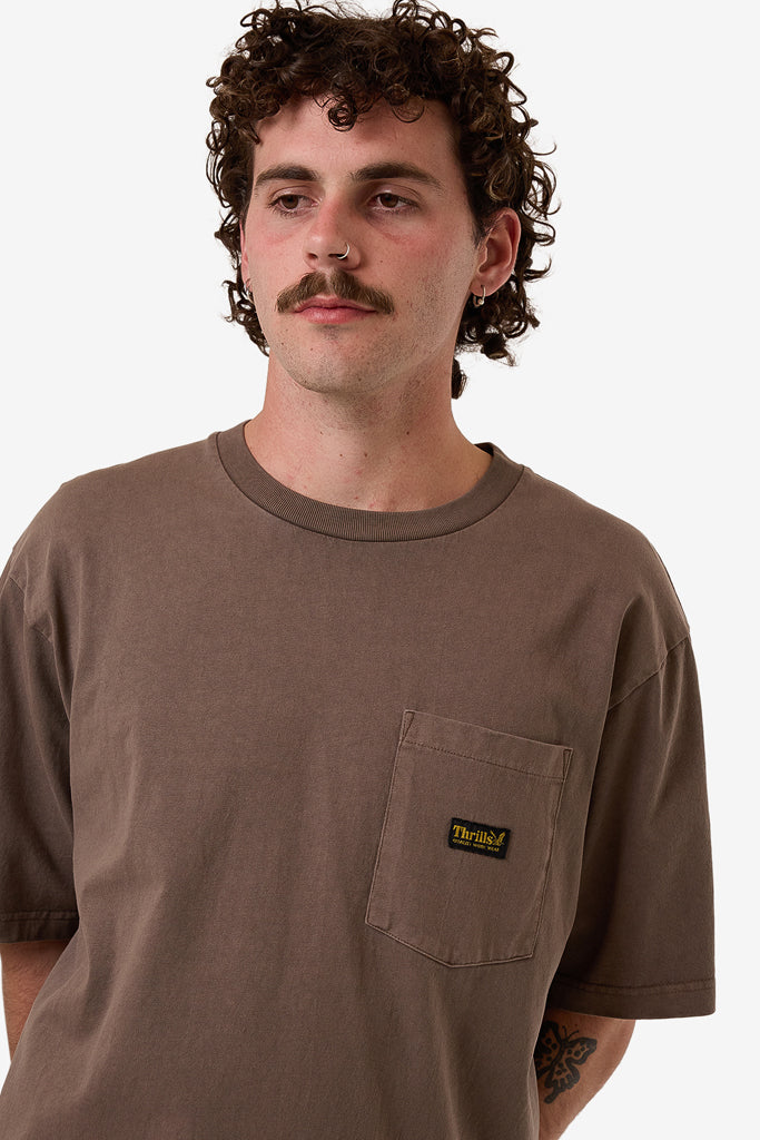 Thrills Thrills Union Oversize Fit Pocket Tee Falcon