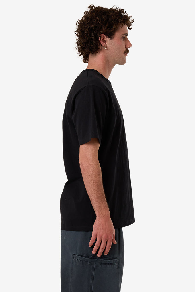 Thrills Thrills Workwear Embro Merch Fit Tee Black