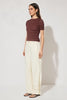 Mon Renn Vega Knit Top Plum