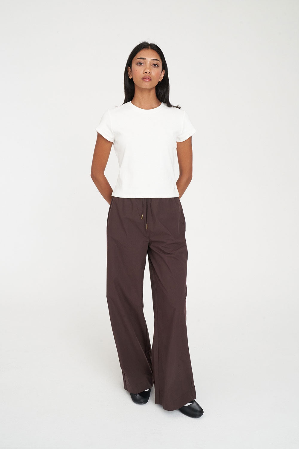 Huffer Sabine Lounge Pant Chestnut