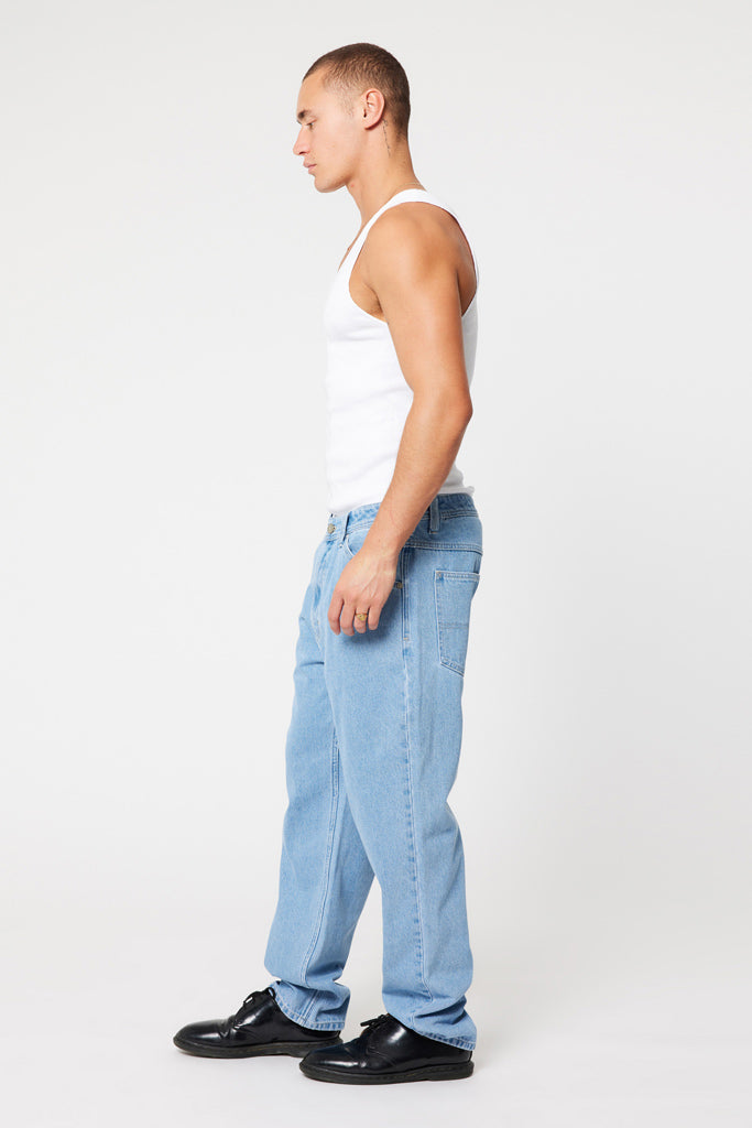 Abrand A4 Taper Derek Bleached Vintage Indigo