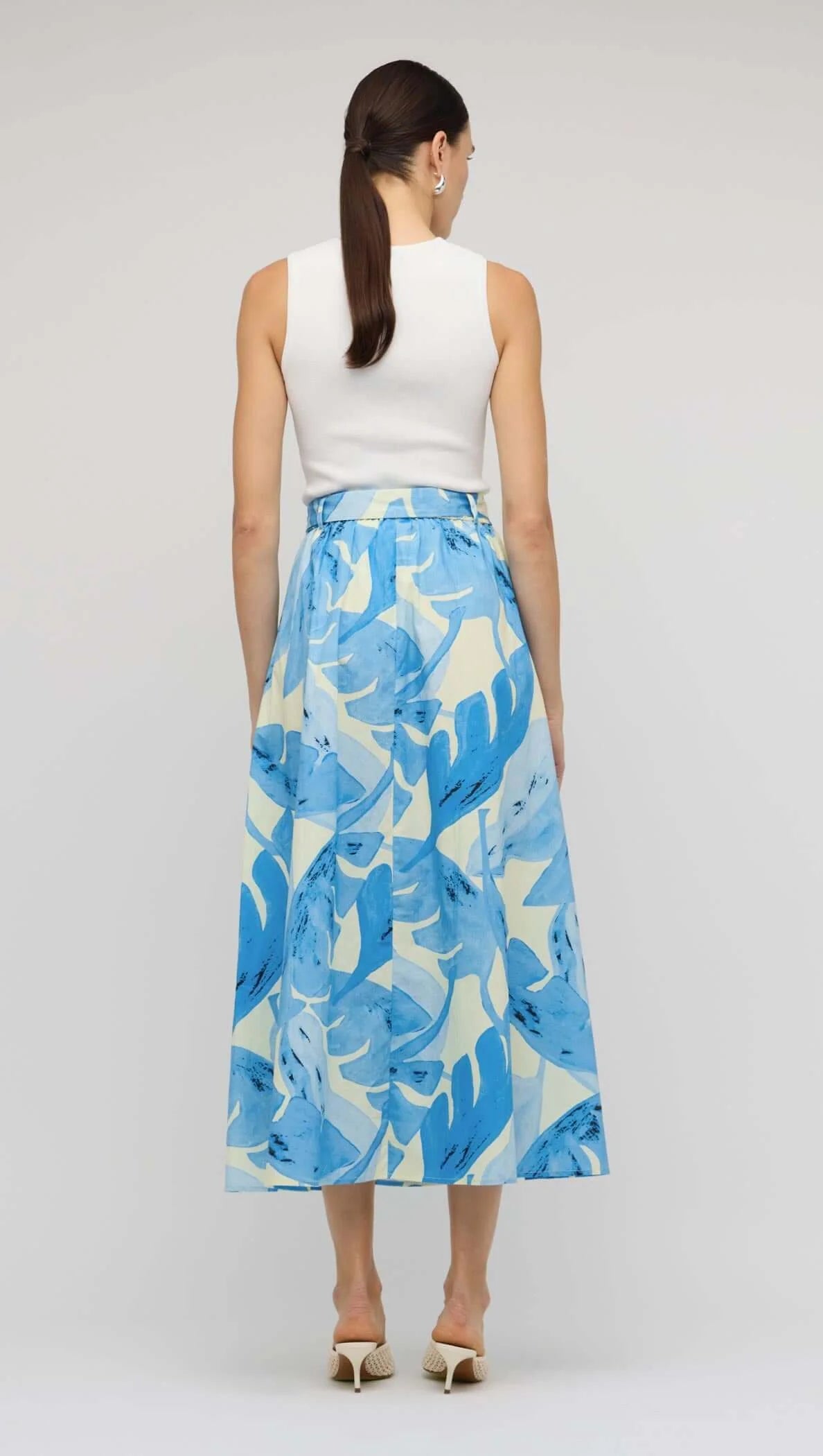 Staple the Label Leilani Maxi Skirt - Blue Leaf