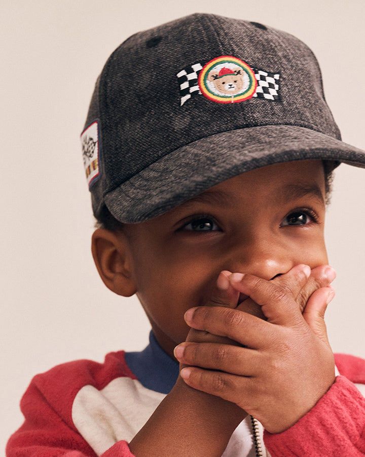 Huxbaby Knit Denim Racer Hux Cap