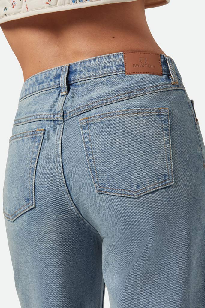 Brixton Womens Margo Cropped 5 Pocket Pant Lt Denim