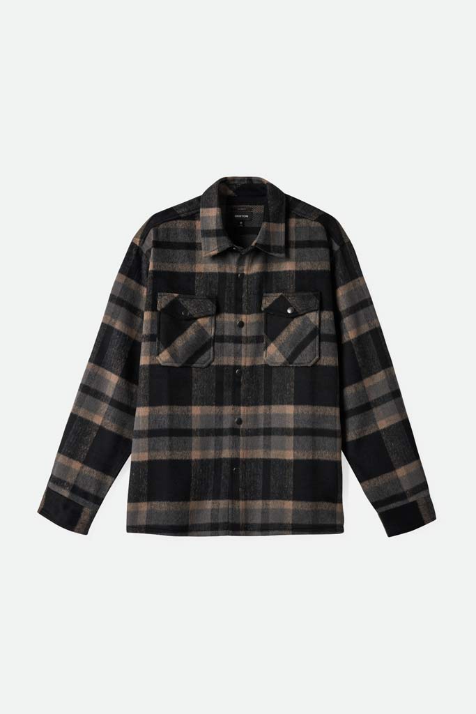 Brixton Selden Soft Brushed Flannel Black/Charcoal