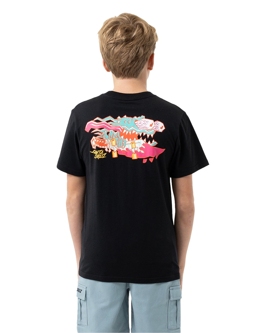 Santa Cruz Youth Meek Scratched Slasher Tee Black