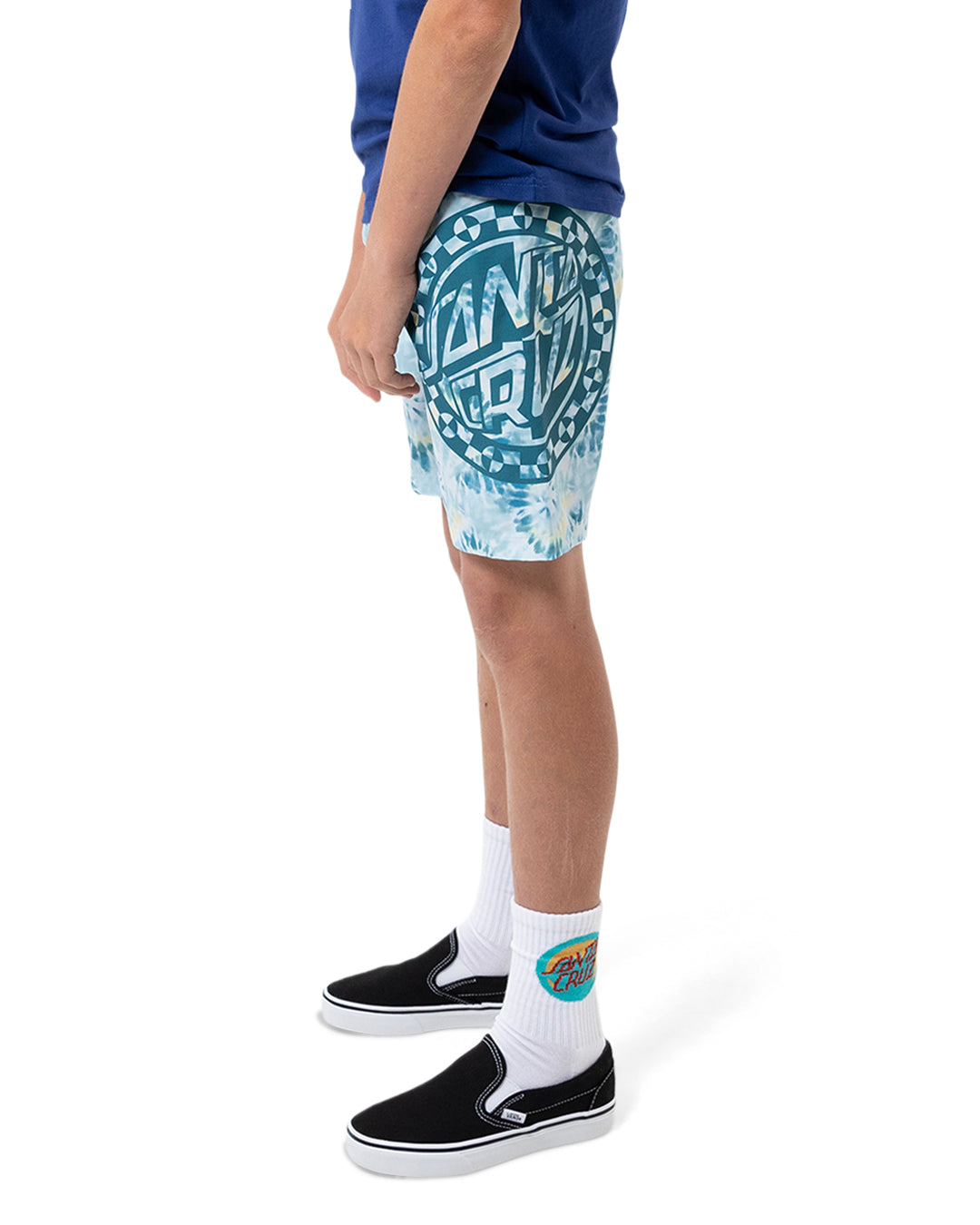 Santa Cruz Youth Malba Crash Dot Mono Boardshort