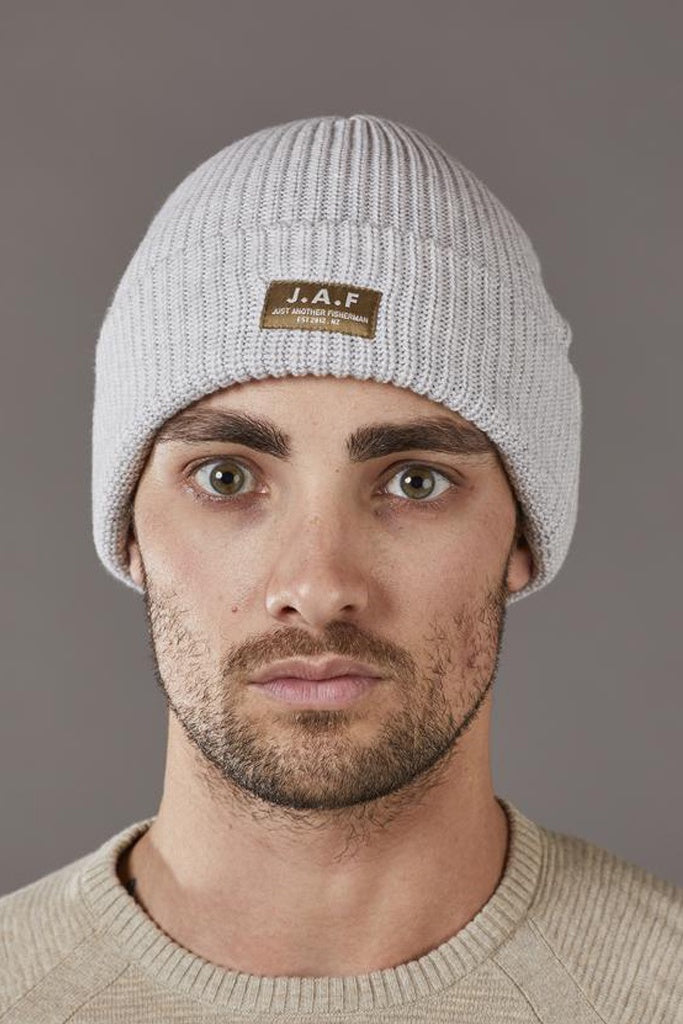 Just Another Fisherman Logo Beanie Grey