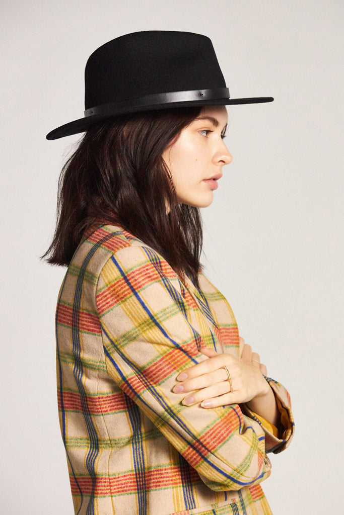 Brixton Messer Fedora Black/Black