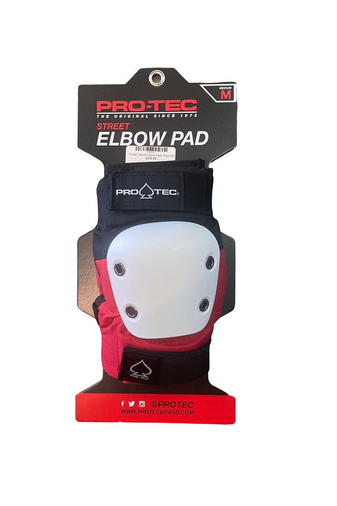 Protec Street Elbow Pads Red