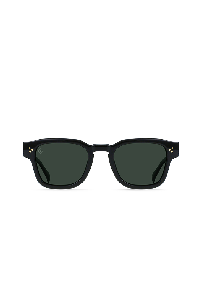 Raen Rece Sunglasses Crystal Black/Green Polar