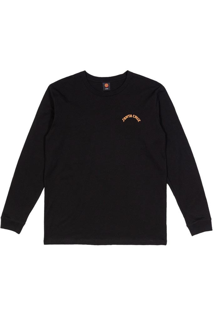 Santa Cruz Split Snake Dot Tee Black