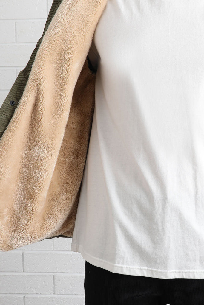 T&C The Ranch Cord Jacket Military