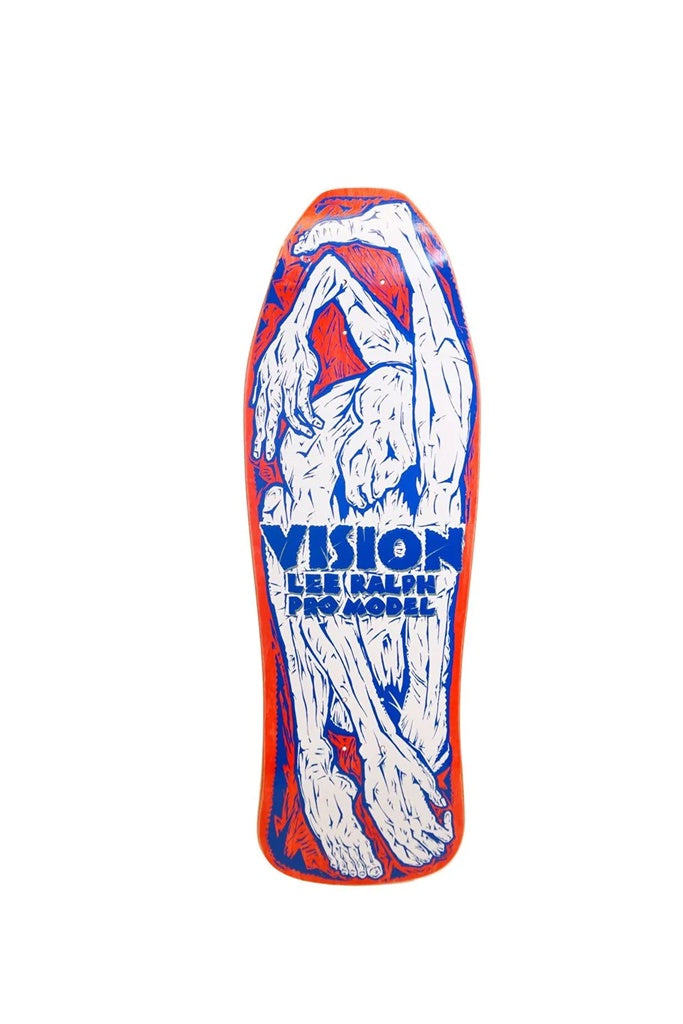 Vision Lee Ralph Modern Concave Red Stain / White Deck Deck 10.25"