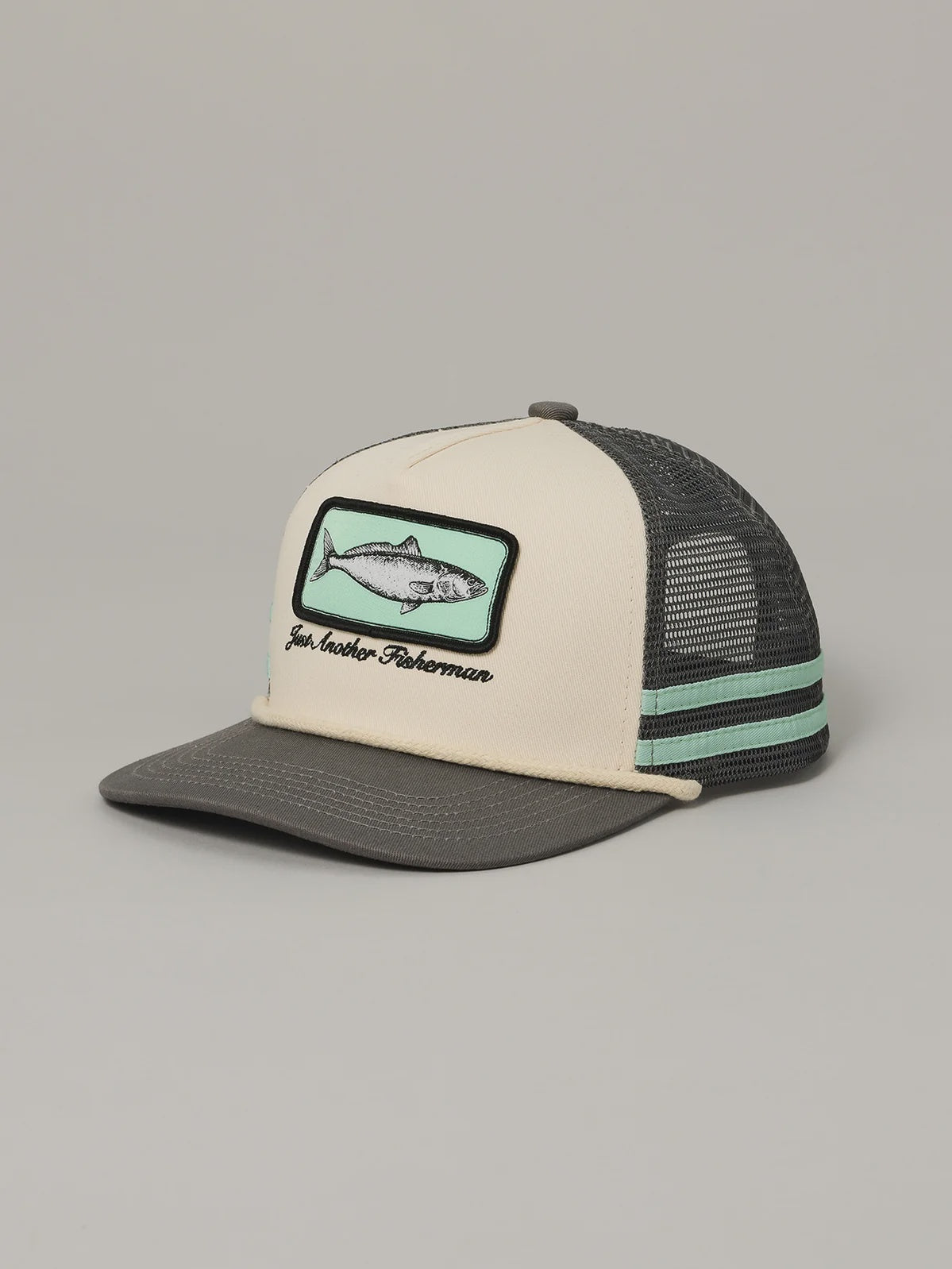Just Another Fisherman Kahawai Lorry Cap Cream/Charcoal