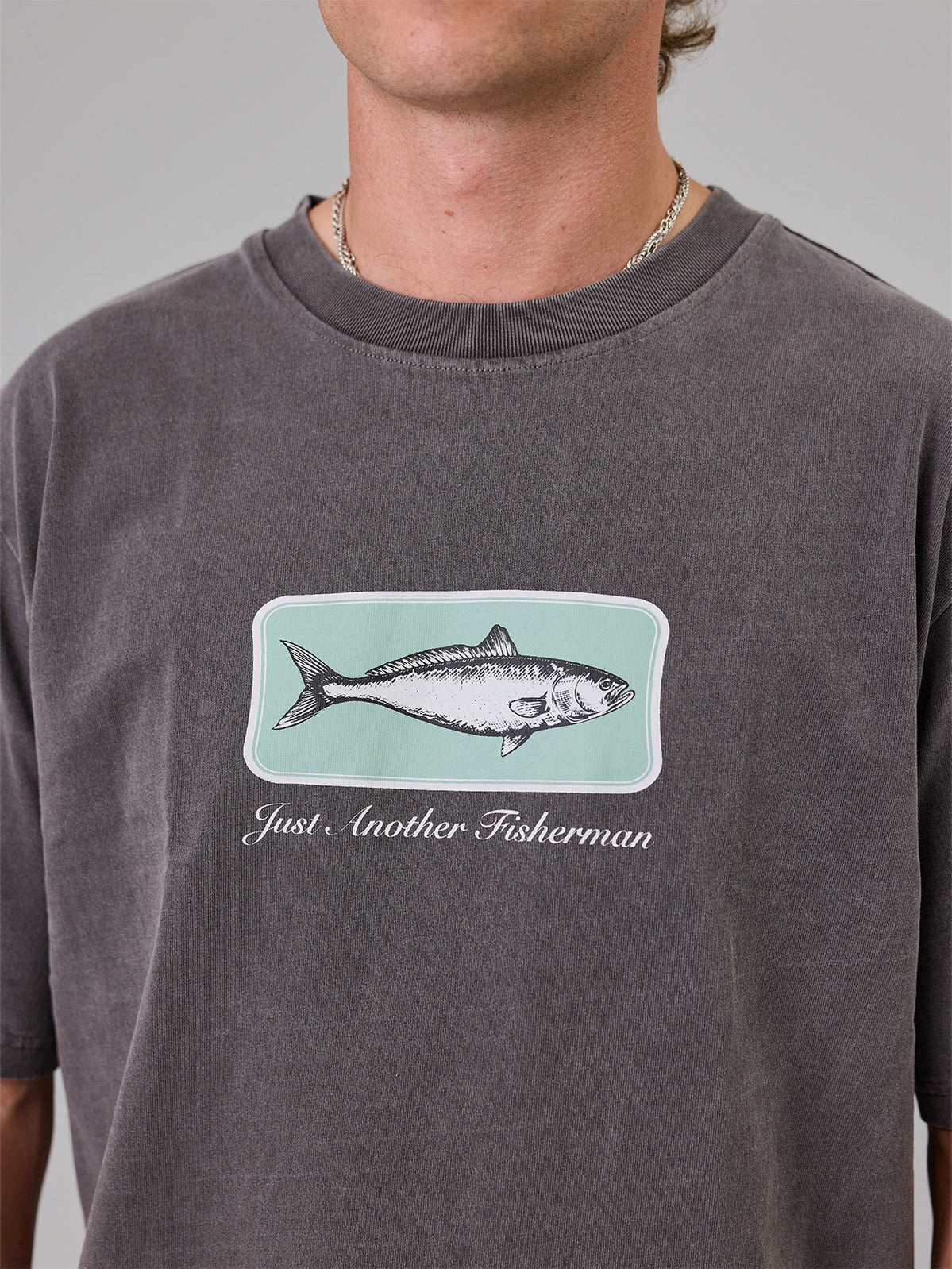 Just Another Fisherman Kahawai Sea Tee Aged Black