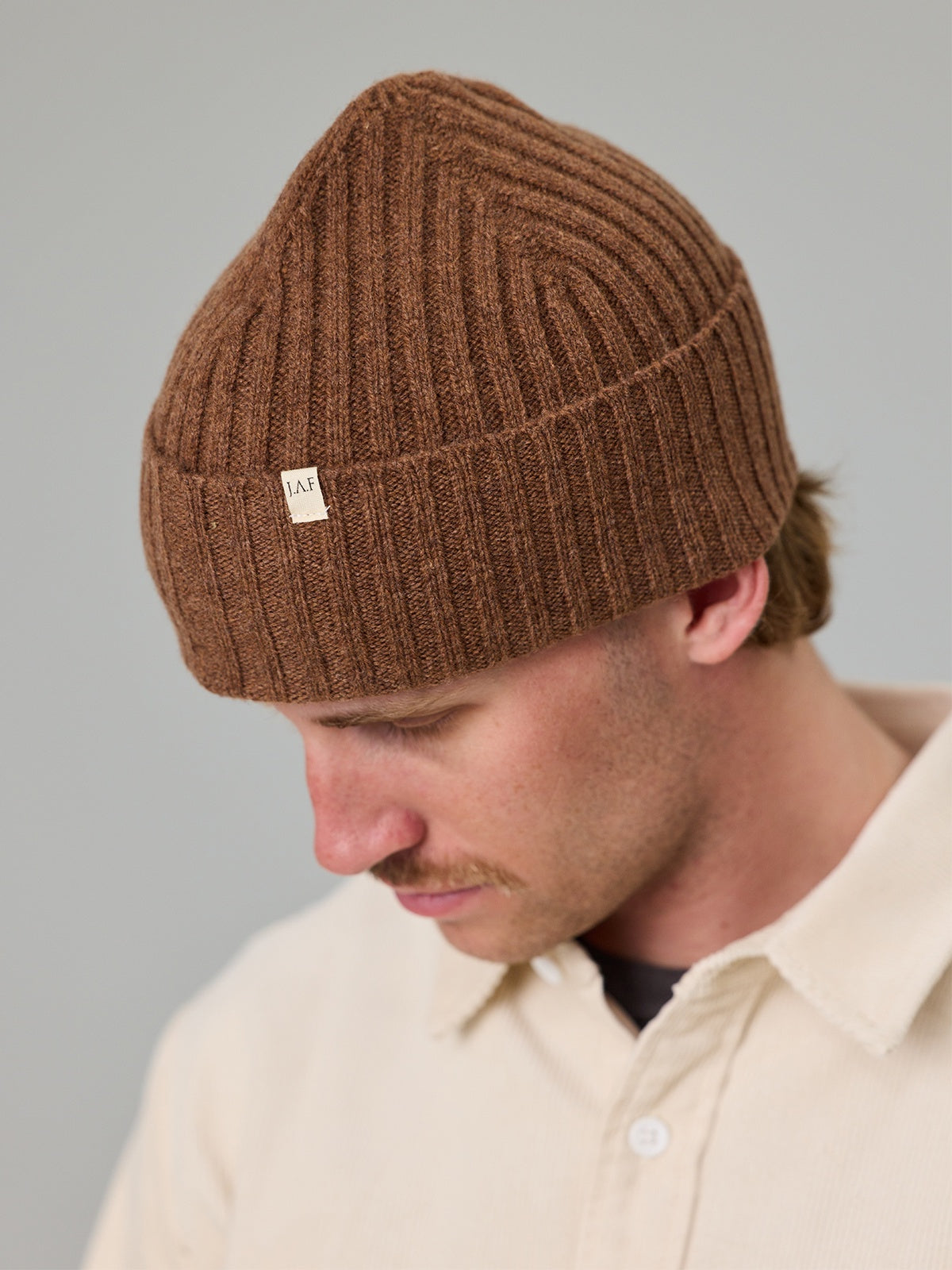 Just Another Fisherman Skipper Merino Beanie Timber