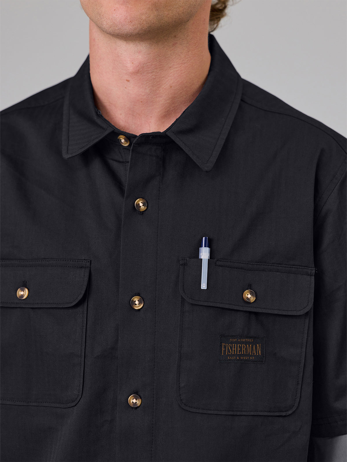 Just Another Fisherman Loyalty S/S Shirt Black