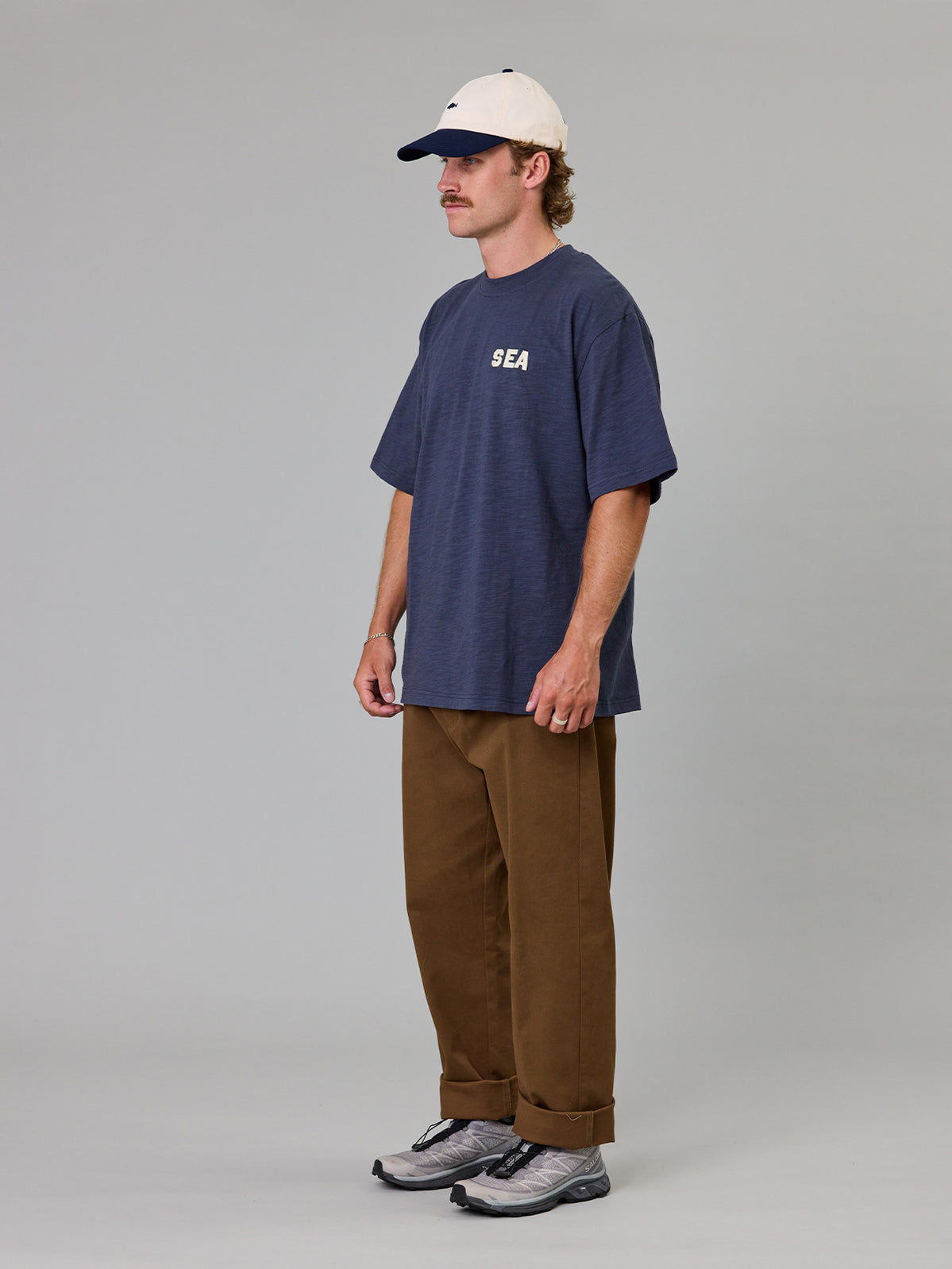 Just Another Fisherman Sea Shore Tee Navy
