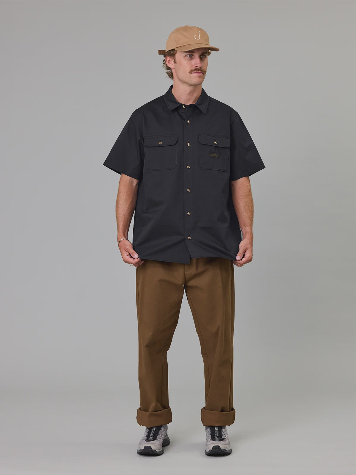 Just Another Fisherman Loyalty S/S Shirt Black