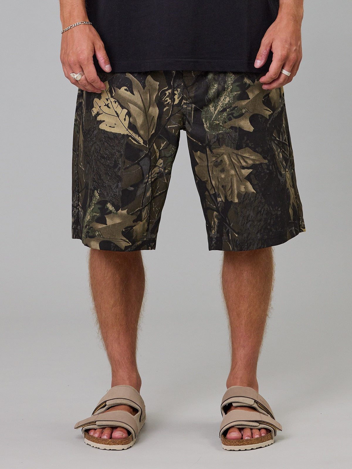 Just Another Fisherman Shipyard Shorts- Oak Camo