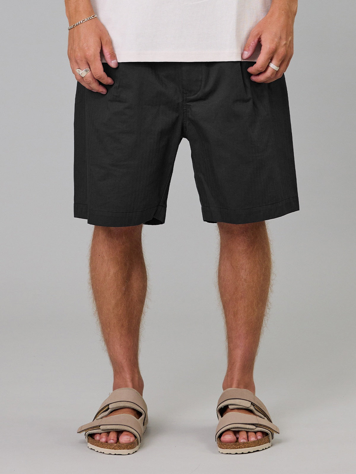 Just Another Fisherman Herring Shorts- Black